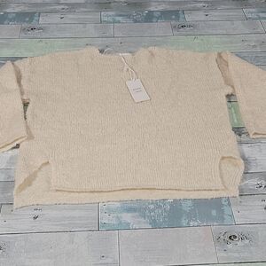 LITTLE LIES Cream Sweater sz S/M NWT